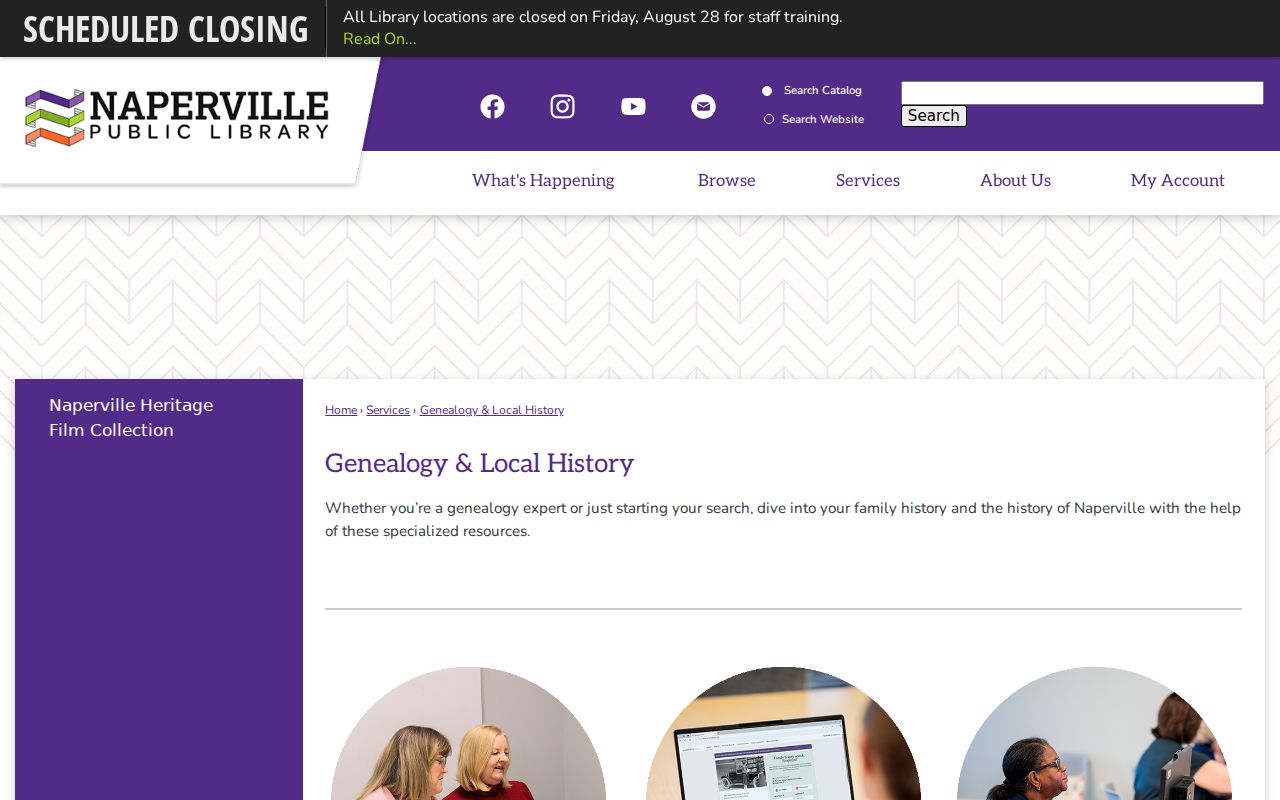DuPage County city directory Naperville genealogy collection