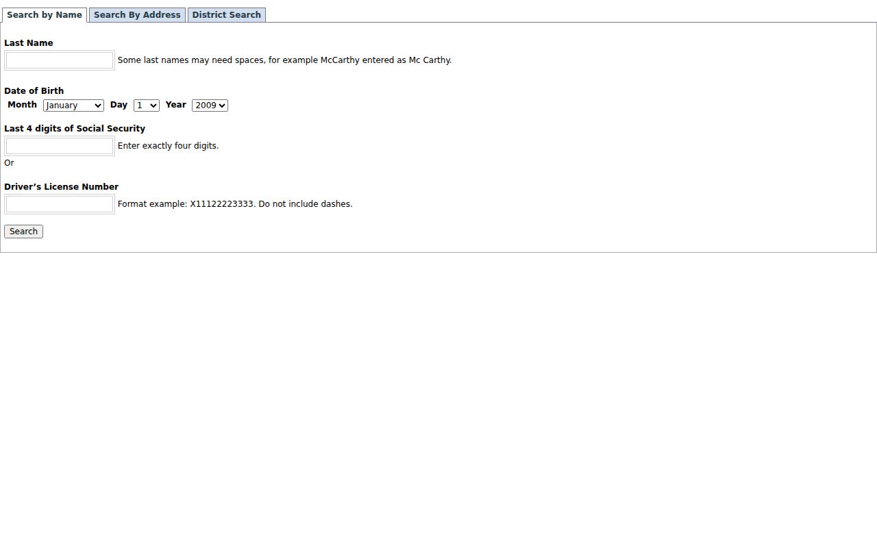 DuPage County residents directory voter lookup fields