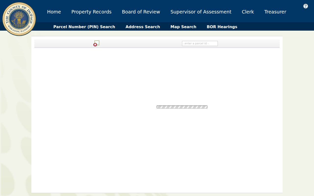 DuPage County street directory property map search